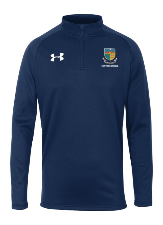 Men's Armour Fleece 1/4 Zip Navy Blue