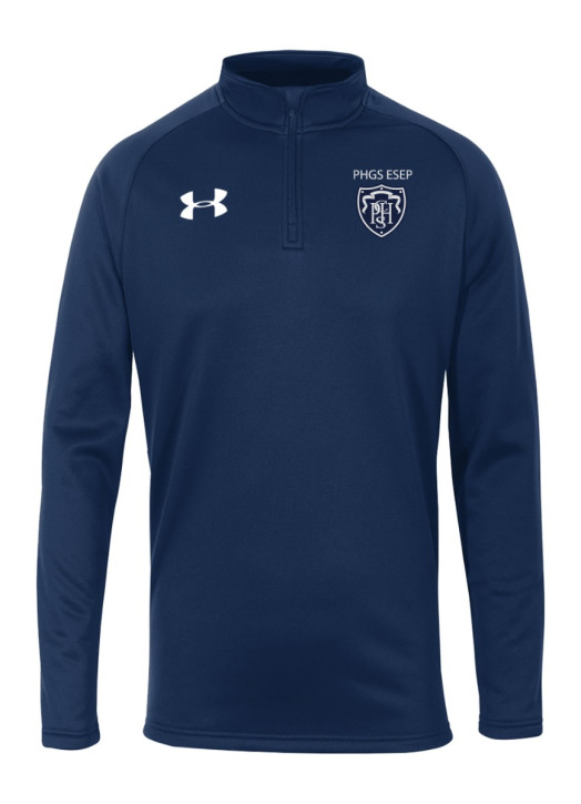 Men's Armour Fleece 1/4 Zip Navy Blue