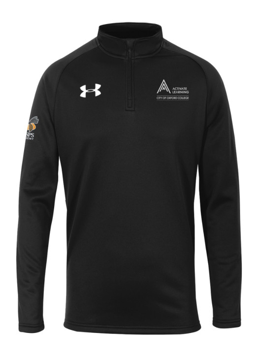 Men's Armour Fleece 1/4 Zip Black