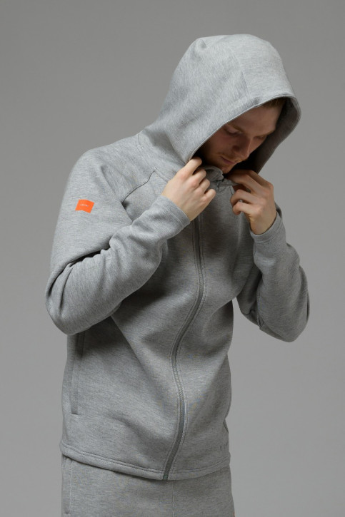 Men's Elevate Hoodie Lt Grey Marle