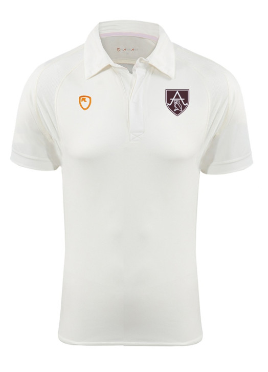 Junior Cricket Shirt SS Cream