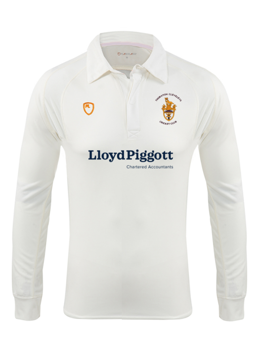 Junior Cricket Shirt LS Cream