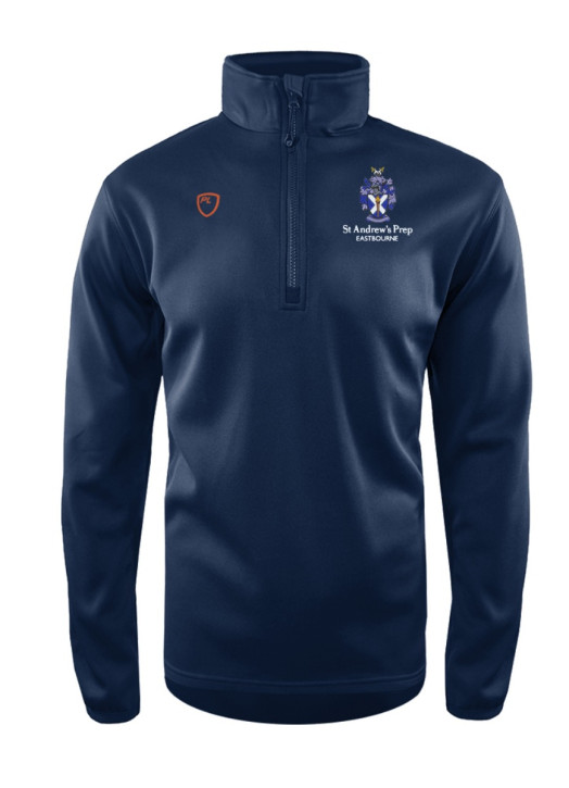 Men's Quarter Zip MidLayer Navy Blue