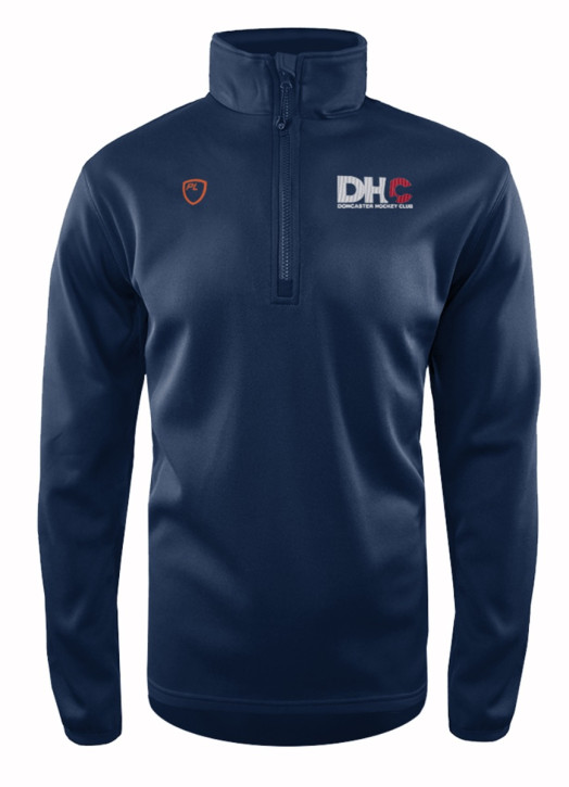 Men's Quarter Zip MidLayer Navy Blue