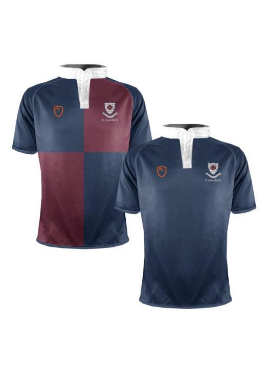 Junior ReversaLayer Jersey SS Navy Blue