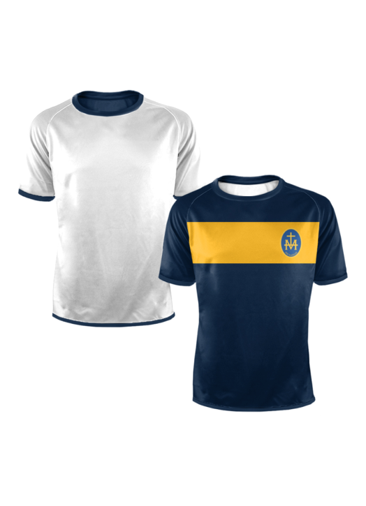 Junior ReversaLayer Jersey SS Navy Blue