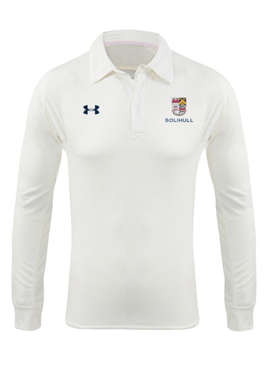 Junior Cricket LS Shirt Cream