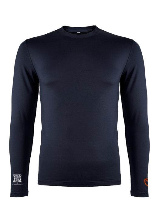 Junior BaseLayer Top LS Crew Black