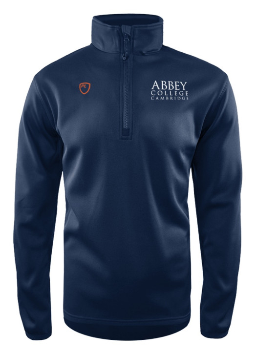 Men's Quarter Zip MidLayer Navy Blue