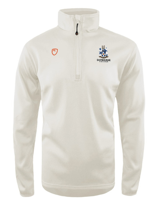 Men's Quarter Zip MidLayer Cream