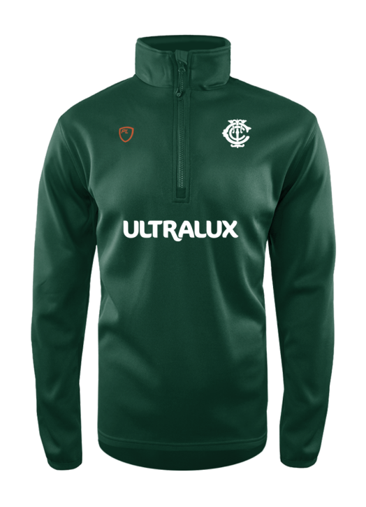 Men's Quarter Zip MidLayer Forest Green