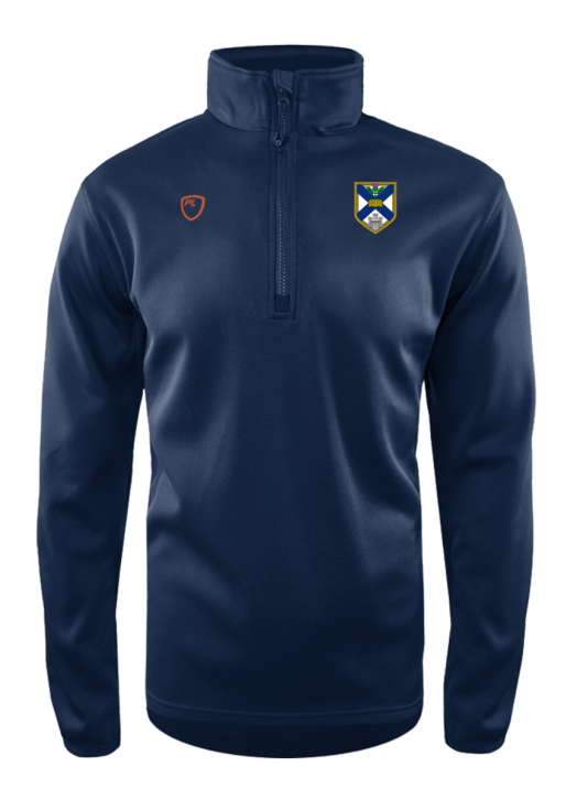 Men's Quarter Zip MidLayer Navy Blue