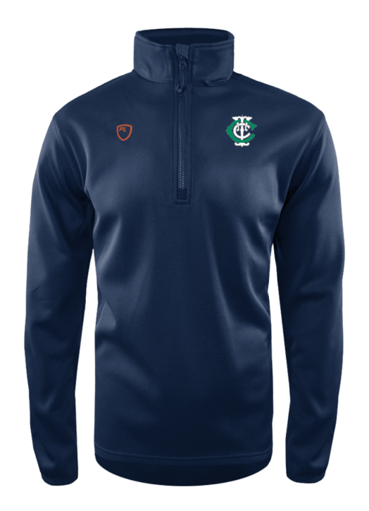 Men's Quarter Zip MidLayer Navy Blue