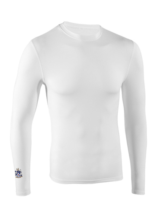 Men's BaseLayer Top LS Crew White