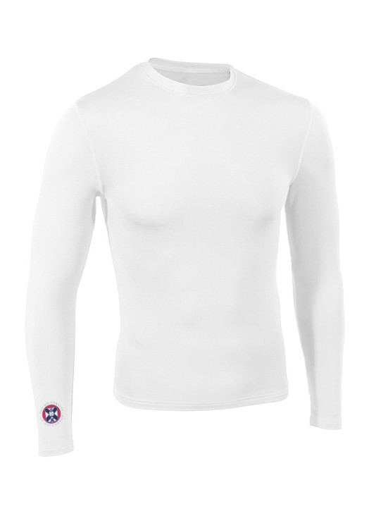 Men's BaseLayer Top LS Crew White