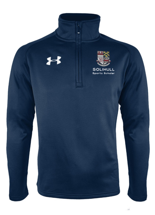 Men's Armour Fleece 1/4 Zip Navy Blue