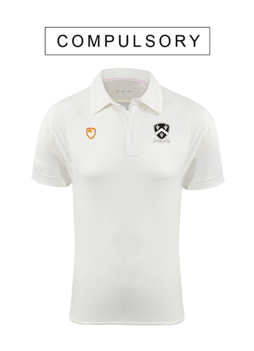 Men's Cricket Shirt SS Cream