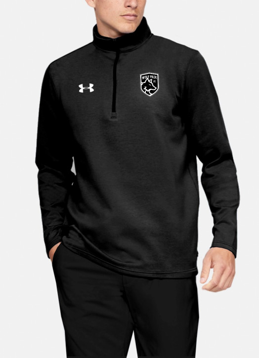 Men's Armour Fleece 1/4 Zip Black