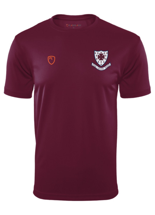 Junior VictoryLayer Tee Maroon