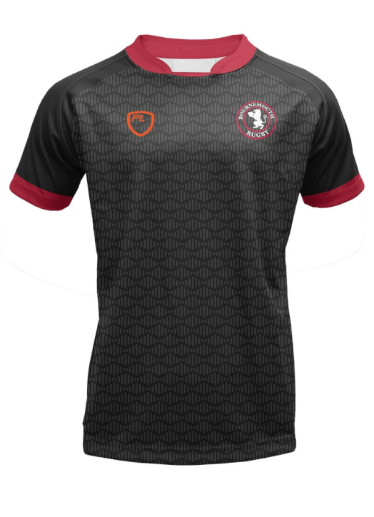 Men's Club Rugby Jersey - Crew Black