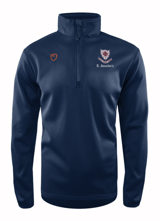 Junior Quarter Zip MidLayer Navy Blue