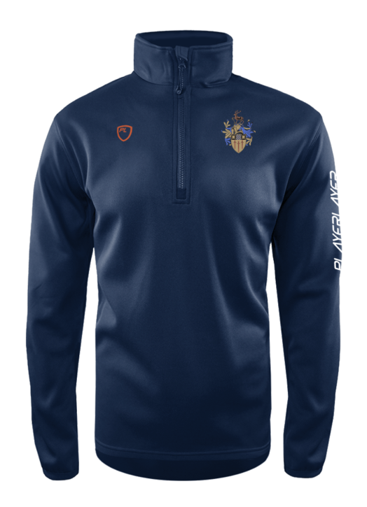 Men's Quarter Zip MidLayer Navy Blue