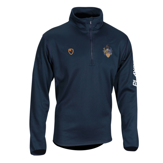 Men's Quarter Zip MidLayer Navy Blue