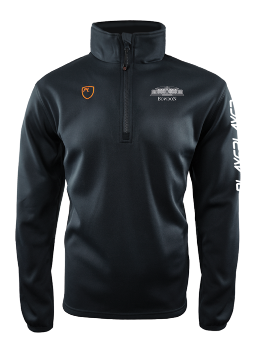 Men's Quarter Zip MidLayer Black