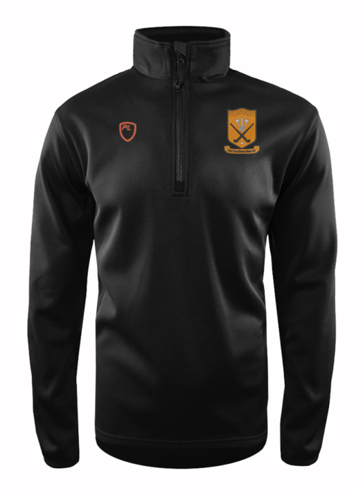 Men's Quarter Zip MidLayer Black