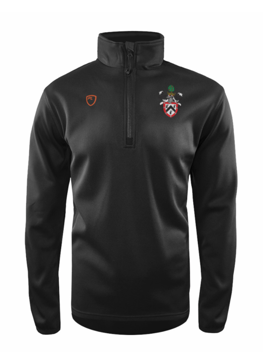 Men's Quarter Zip MidLayer Black