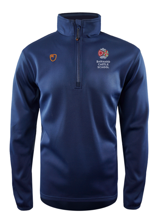 Junior Quarter Zip MidLayer Navy Blue