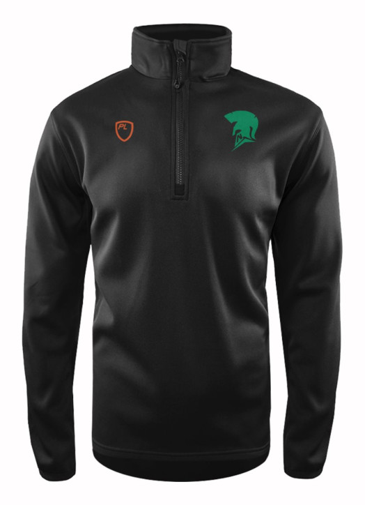 Junior Quarter Zip MidLayer Black