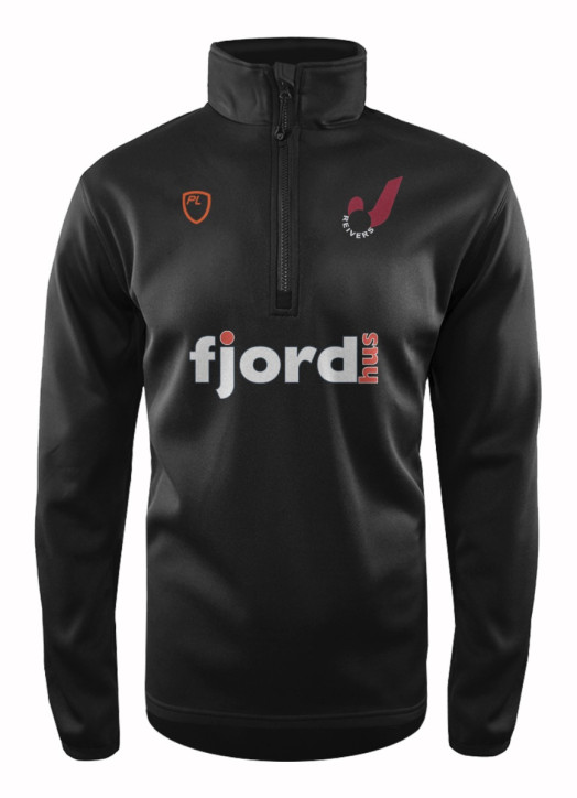 Junior Quarter Zip MidLayer Black
