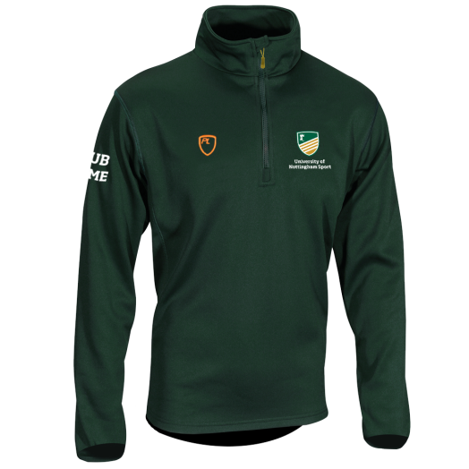 Men's Quarter Zip MidLayer Forest Green