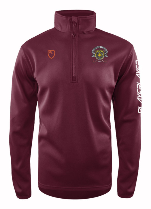 Men's Quarter Zip MidLayer Maroon
