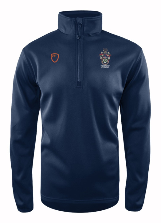 Men's Quarter Zip MidLayer Navy Blue
