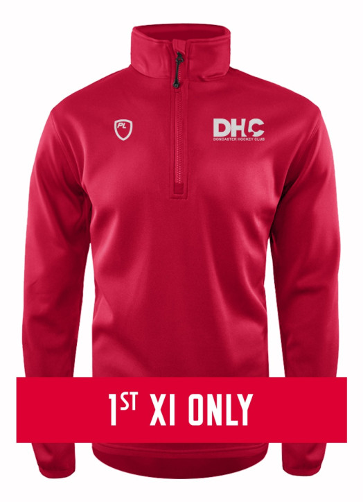 Men's Quarter Zip MidLayer Scarlet Red