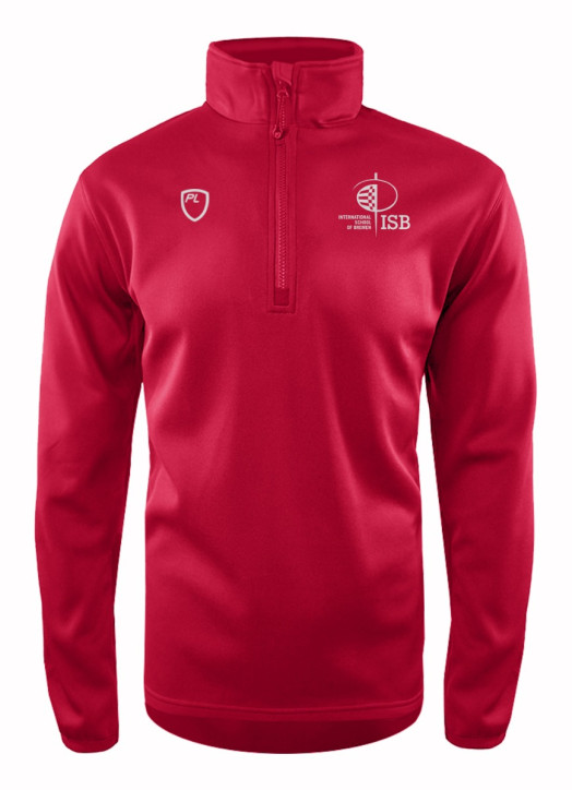 Junior Quarter Zip MidLayer Scarlet Red