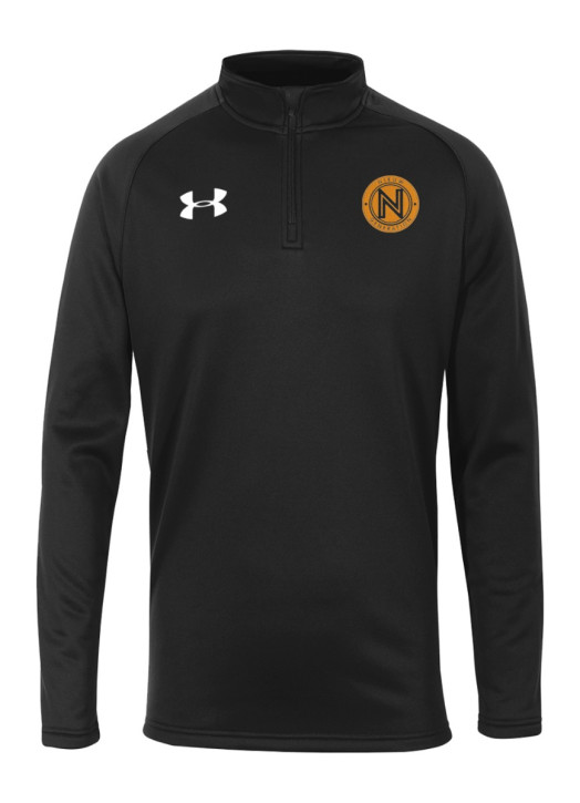 Men's Armour Fleece 1/4 Zip Black