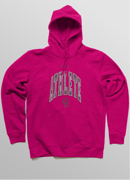 Men's Hoodie Fuchsia Pink