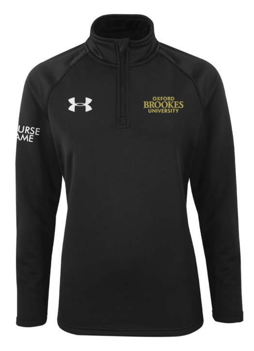 Women's Armour Fleece 1/4 Zip Black