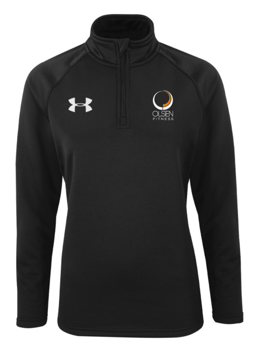 Women's Armour Fleece 1/4 Zip Black