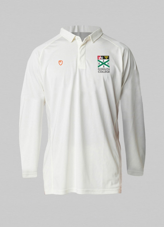 Junior Move Cricket Shirt LS Cream