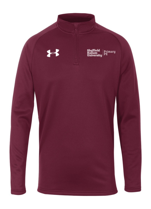 Men's Armour Fleece 1/4 Zip Maroon