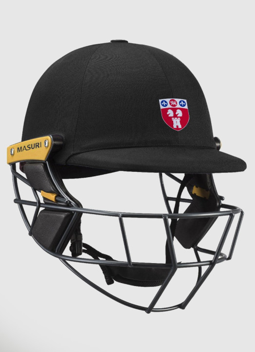 Masuri T Line Steel Cricket Helmet Black