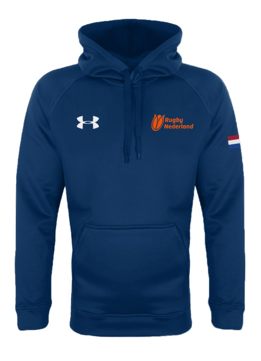 Men's Armour Fleece Hoodie Navy Blue