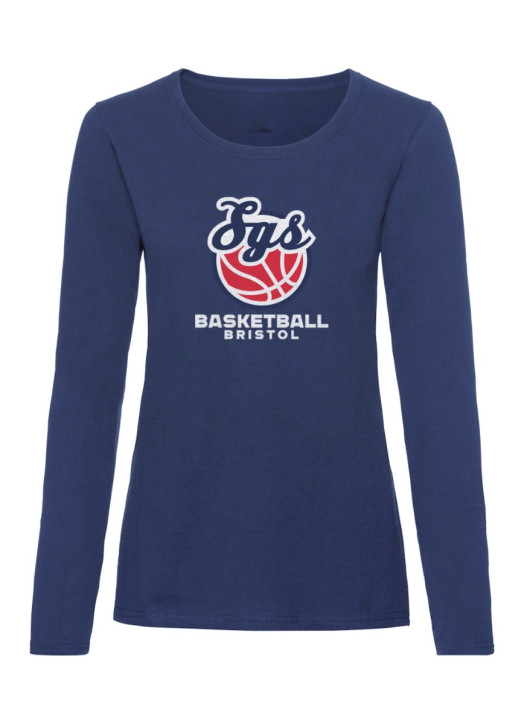 Women's Mylo Kyn Tee - LS Navy Blue