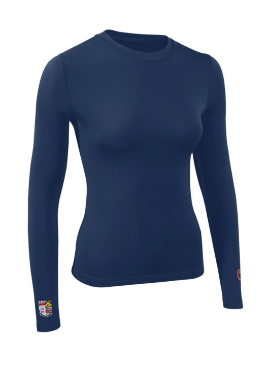 Women's BaseLayer Top LS Crew Navy Blue