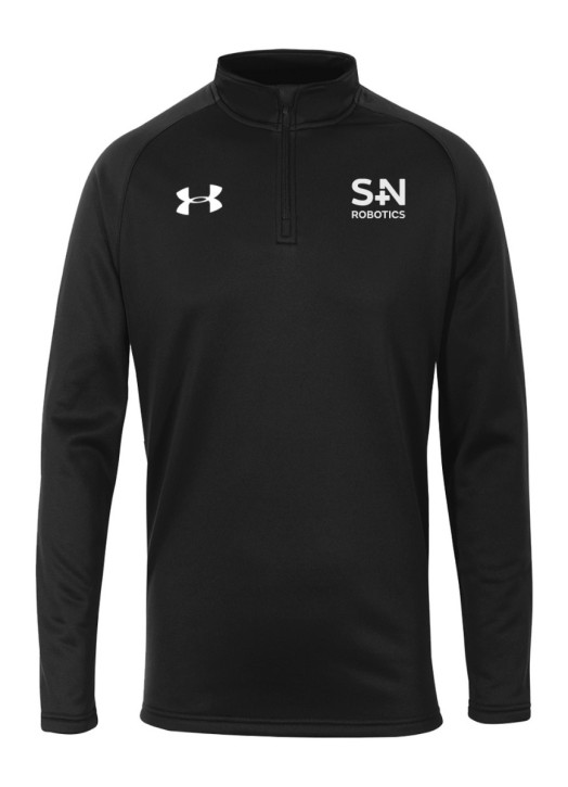 Men's Armour Fleece 1/4 Zip Black