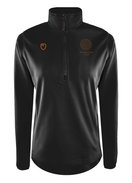 Women's Quarter Zip MidLayer Black
